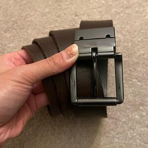 Timberland Genuine Hardy Leather Dark Brown Belt
